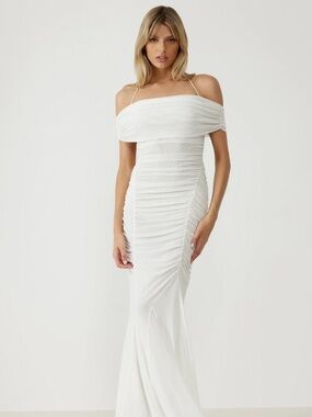 Studio Lexi Livia Dress White NWT US size 6